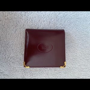 Preloved Authentic Cartier Leather Wallet for Man